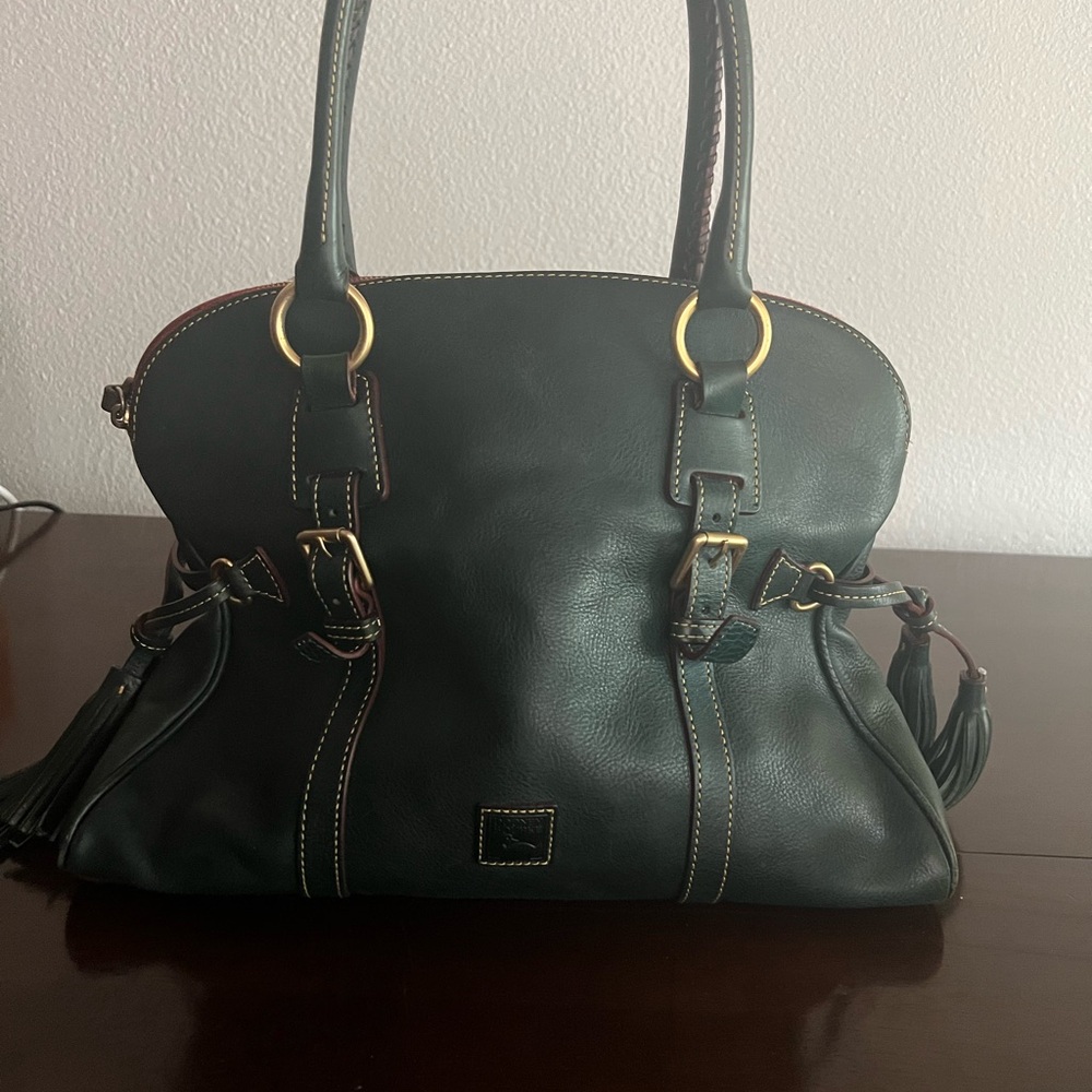 Forest Green Dooney & Bourke Florentine Dome Handbag